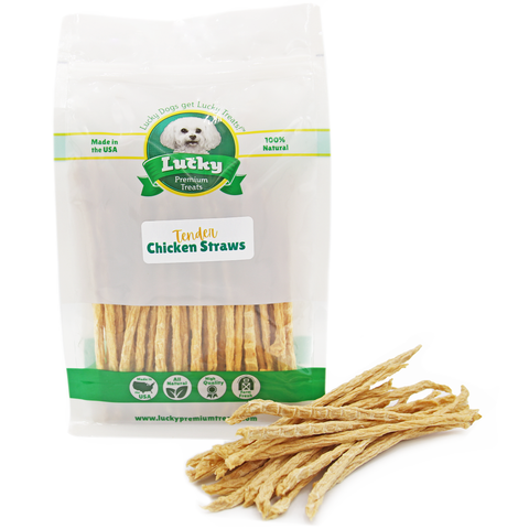 Tender Chicken Straws For Seniors & Puppies