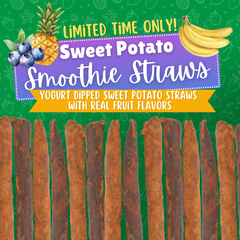 Sweet Potato Smoothie Straws